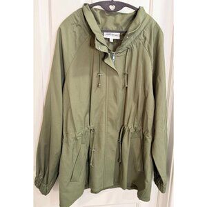 Elizabeth and James Olive Utility Anorak Jacket Medium